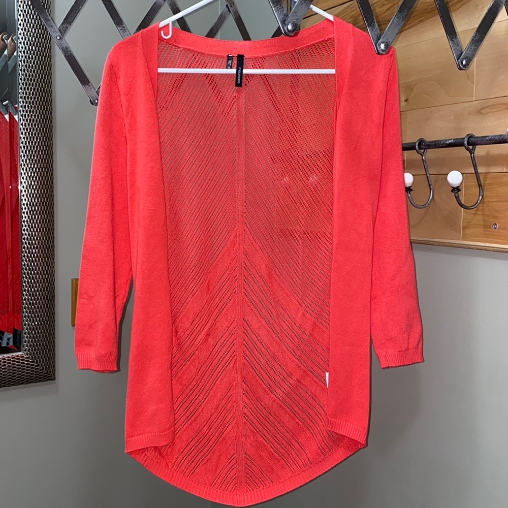 Maurice’s coral cardigan size S